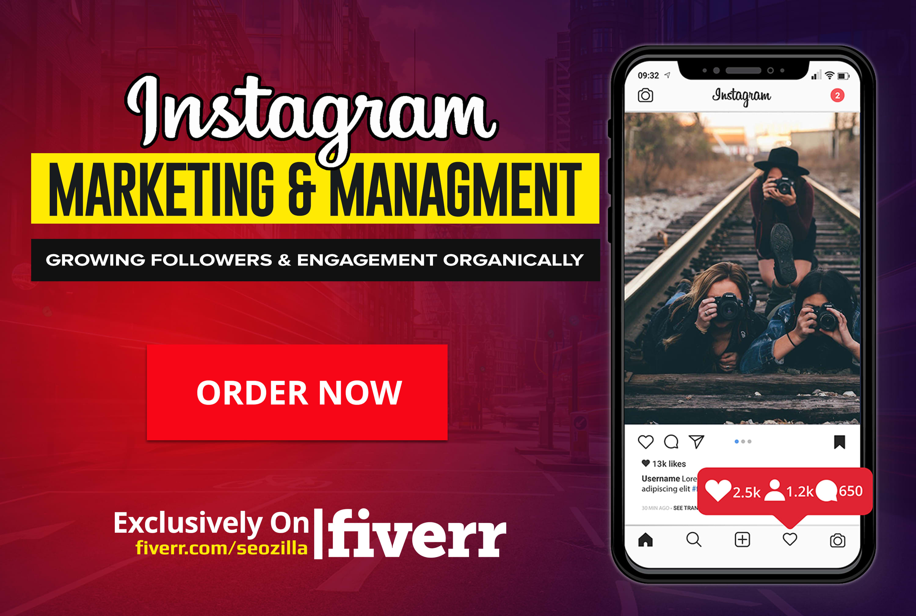 i will do instagram marketing to grow followers and engagement - i need 30 followers on instagram